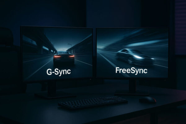 G-Sync vs. FreeSync im direkten Vergleich auf zwei Monitoren