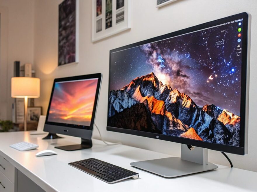 HDR auf Monitoren im Vergleich zu SDR – Technik-Visualisierung mit Kontrast- und Farbdarstellung