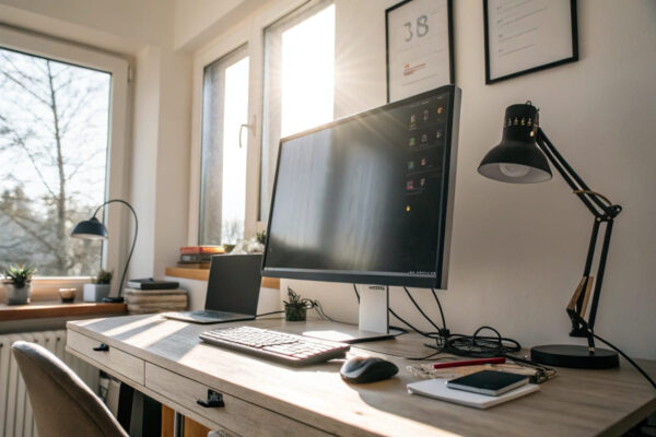 Einfluss von Licht und Kabeln auf die Farbdarstellung am Monitor Farbstich am Monitor durch Lichteinfall und fehlerhafte Kabelverbindung