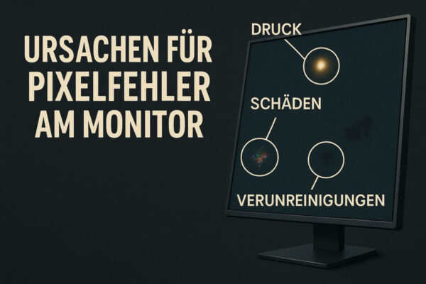 Pixelfehler am Monitor – typische Ursachen im Überblick Typische Ursachen für Pixelfehler am Monitor im Querschnitt