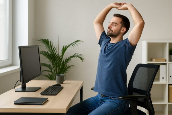 Aktive Pausen für mehr Ergonomie und weniger Verspannung Ergonomie durch aktive Pausen und Bewegung am Arbeitsplatz