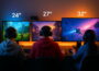 Monitorgröße beim Gaming im Vergleich: Spieler mit 24", 27" und 32" Monitoren