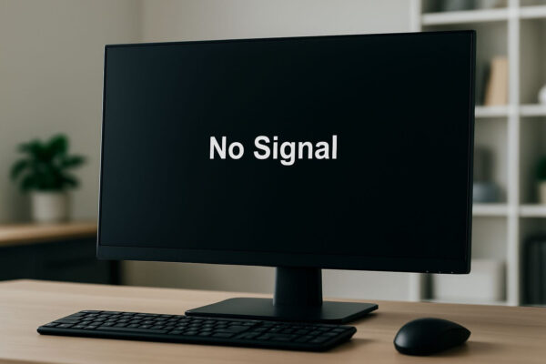 Typische Anzeichen für Kein Signal am Monitor Kein Signal am Monitor – typische Anzeichen auf einem schwarzen Bildschirm