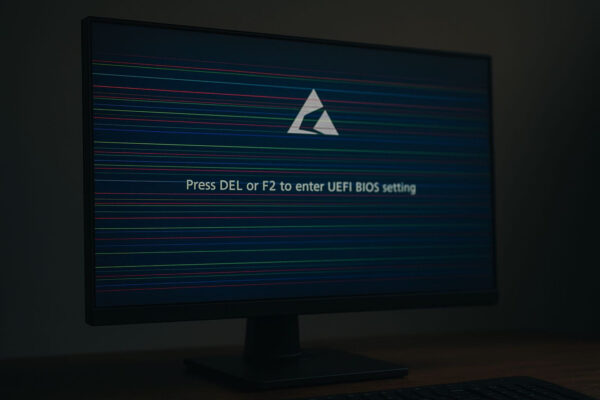 Streifen im BIOS-Bildschirm – Ursachen erkennen Monitor zeigt Streifen schon beim BIOS-Start