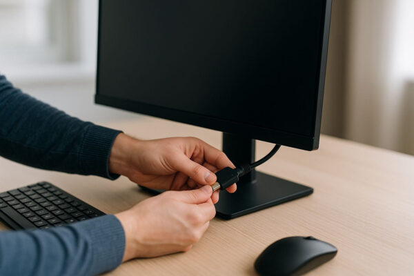 Sofortmaßnahmen zur Behebung von Monitor-Streifen Schnelle Sofortmaßnahmen, wenn ein Monitor Streifen zeigt